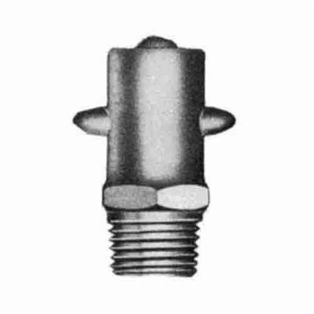 ALEMITE Straight Pin Grease Coupler, 18 In Mptf Thread, 3132 In Oal, 1764 In L Shank, BrassMonel, M336 M336